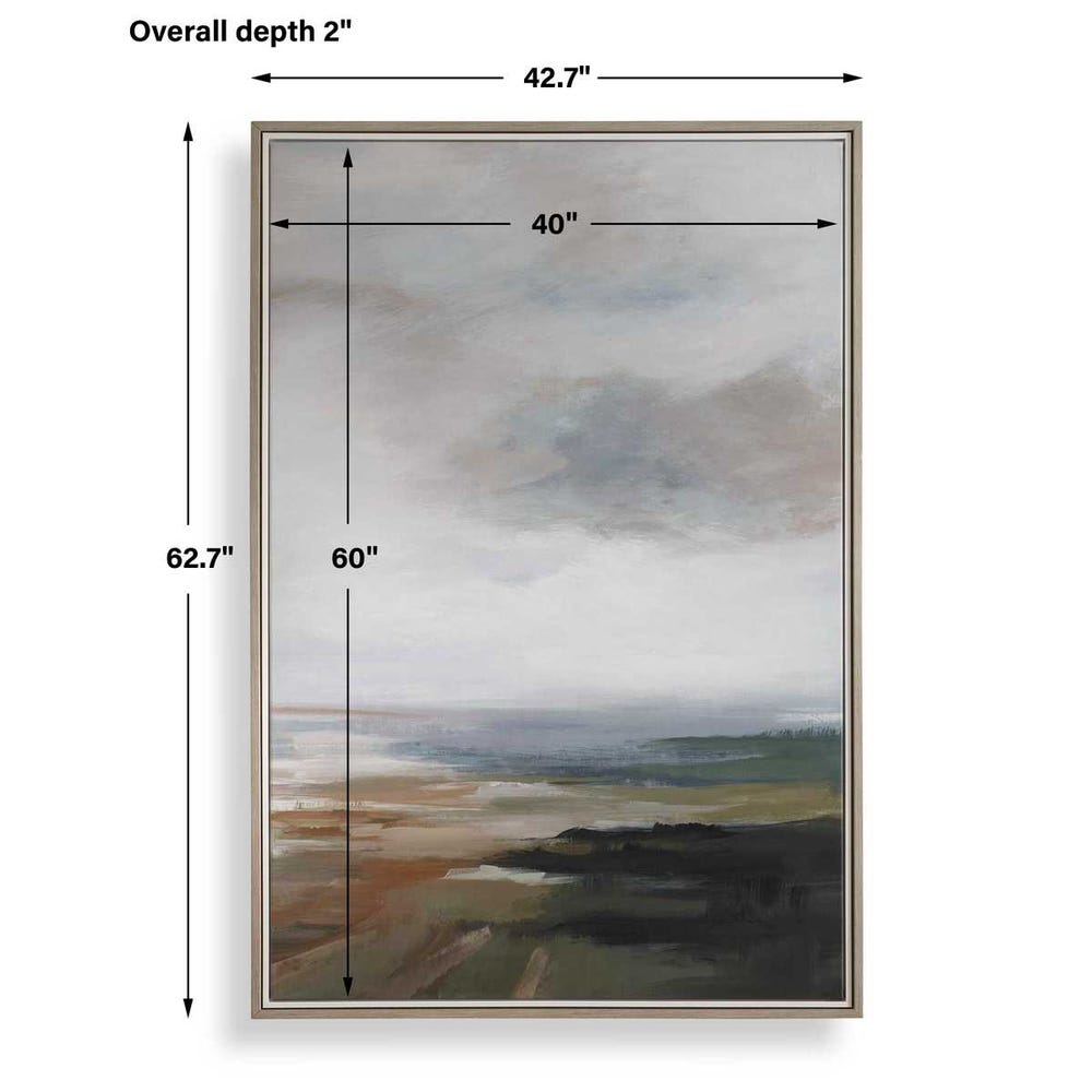 Echoes of the Land 63 in. Framed Canvas
