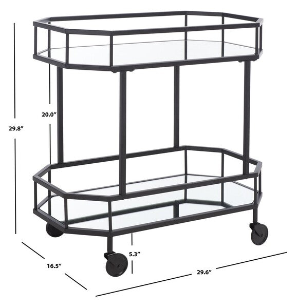 Stradone 30 in. Bar Cart