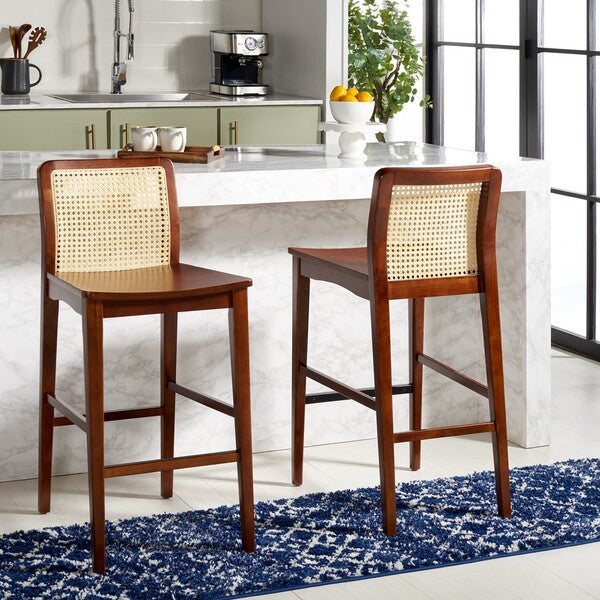 Certaldo Rattan Bar Stool - Set of 2