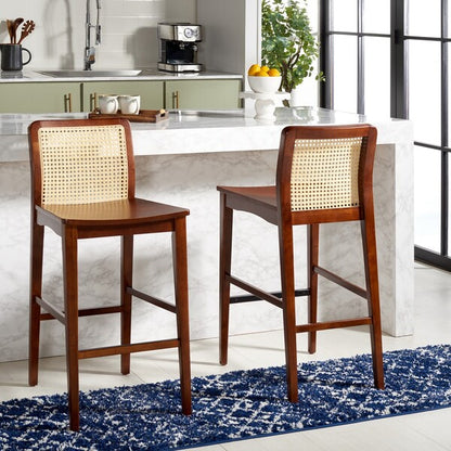 Certaldo Rattan Bar Stool - Set of 2