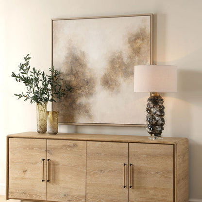 Faded Silence 50 in. Hand Painted Canvas