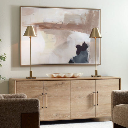 Ethereal Burst 63 in. Framed Canvas