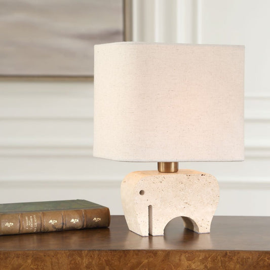 Anitrella Travertine Table Lamp
