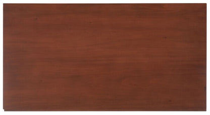 Arcene 34 in. Mahogany Wood Chest