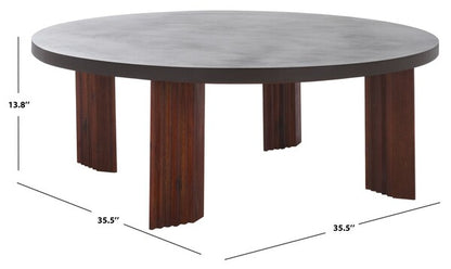 Alcide 36 in. Acacia Wood Coffee Table