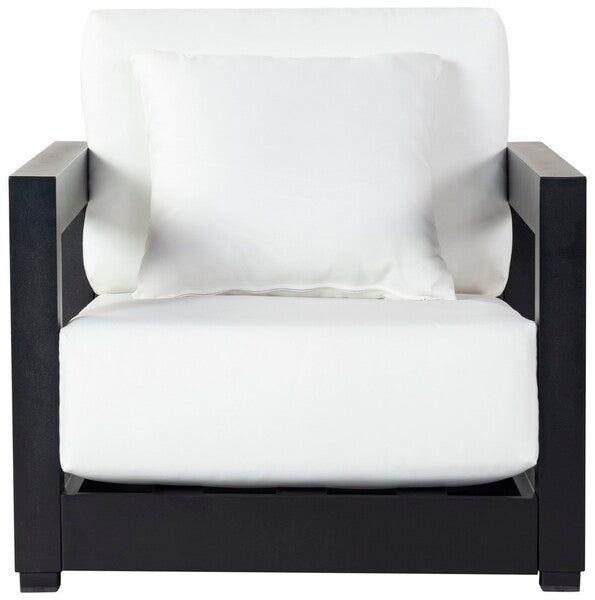 Falerna Aluminum Outdoor Accent Chair - Black