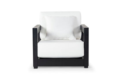 Falerna Aluminum Outdoor Accent Chair - Black