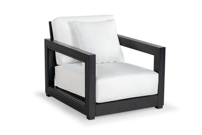 Falerna Aluminum Outdoor Accent Chair - Black