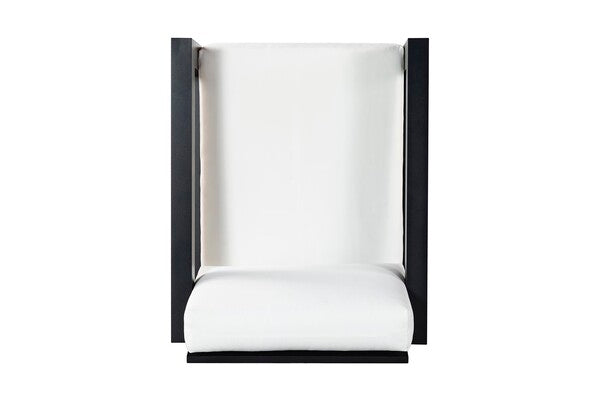 Falerna Aluminum Outdoor Accent Chair - Black