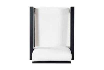 Falerna Aluminum Outdoor Accent Chair - Black