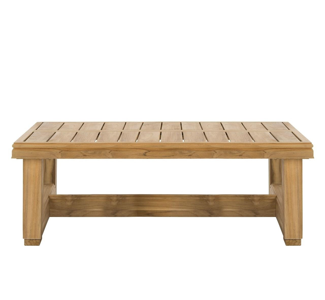 Barolo 50 in. Teak Wood Outdoor Coffee Table