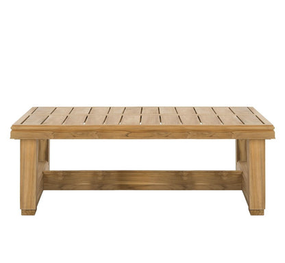 Barolo 50 in. Teak Wood Outdoor Coffee Table