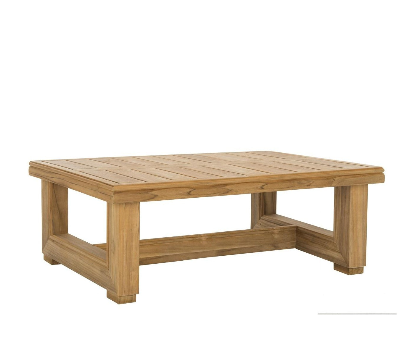 Barolo 50 in. Teak Wood Outdoor Coffee Table