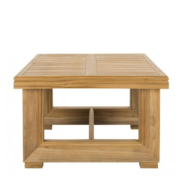 Barolo 50 in. Teak Wood Outdoor Coffee Table