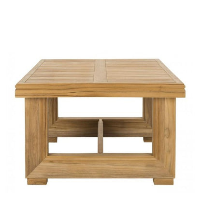 Barolo 50 in. Teak Wood Outdoor Coffee Table