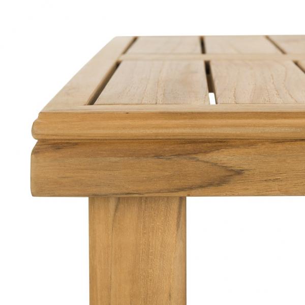 Barolo 24 in. Teak Wood Outdoor Accent Table