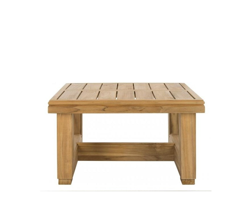 Barolo 24 in. Teak Wood Outdoor Accent Table