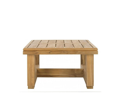 Barolo 24 in. Teak Wood Outdoor Accent Table