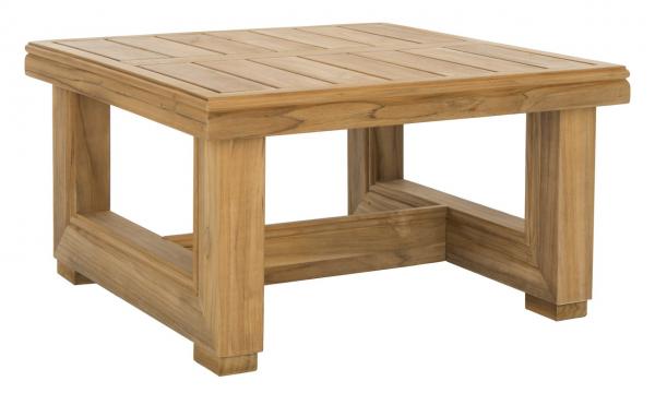 Barolo 24 in. Teak Wood Outdoor Accent Table