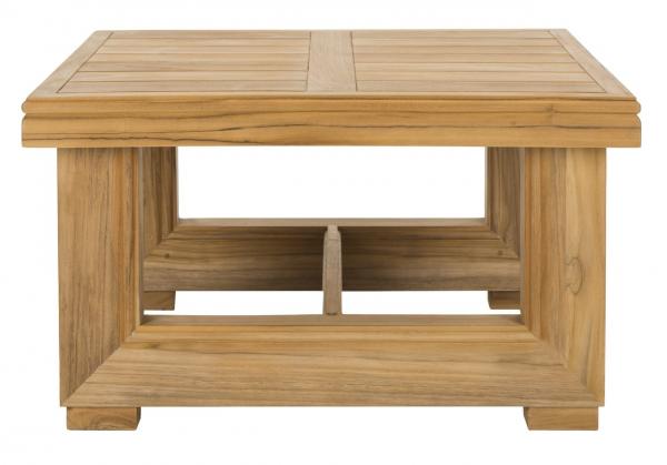 Barolo 24 in. Teak Wood Outdoor Accent Table
