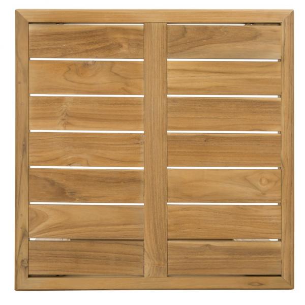 Barolo 24 in. Teak Wood Outdoor Accent Table
