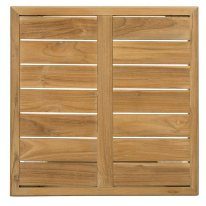 Barolo 24 in. Teak Wood Outdoor Accent Table