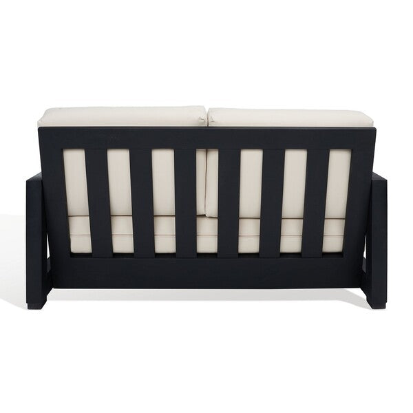 Falerna 53 in. Aluminum Outdoor Loveseat