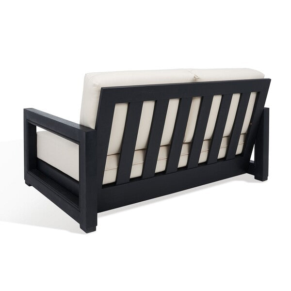 Falerna 53 in. Aluminum Outdoor Loveseat