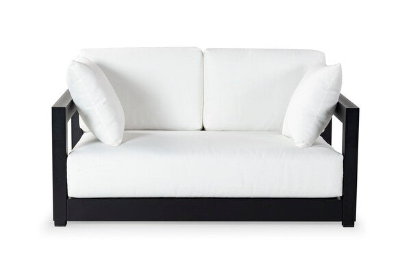 Falerna 53 in. Aluminum Outdoor Loveseat