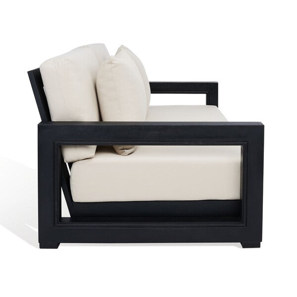 Falerna 53 in. Aluminum Outdoor Loveseat
