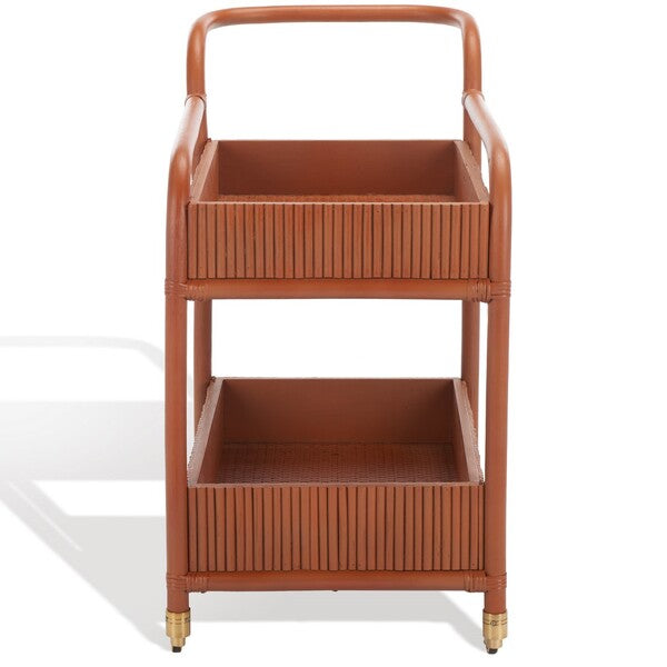 Progno 35 in. Rattan Bar Cart