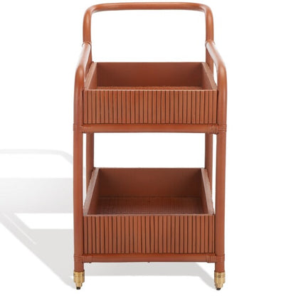 Progno 35 in. Rattan Bar Cart