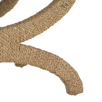 Vilpian Woven Seagrass Ottoman