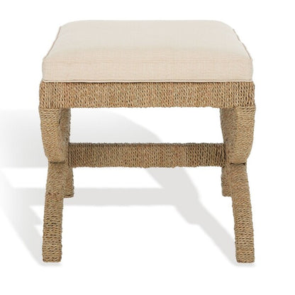 Vilpian Woven Seagrass Ottoman