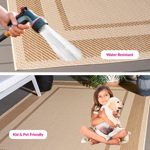 Genuri Power Loomed Outdoor Rug