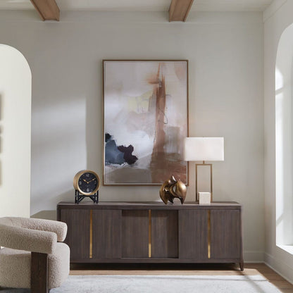 Ethereal Burst 63 in. Framed Canvas