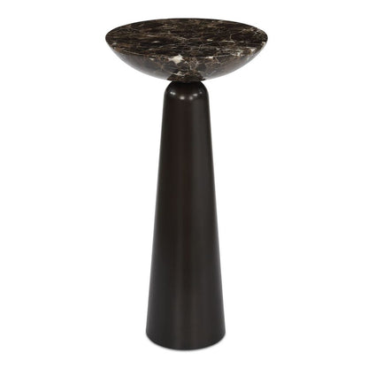 Pianta 22 in. Marble Accent Table