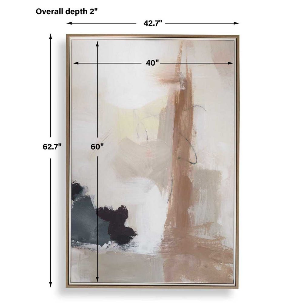 Ethereal Burst 63 in. Framed Canvas