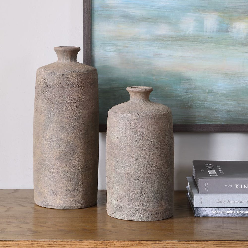 Lagrange Clay Vases - Set of 2
