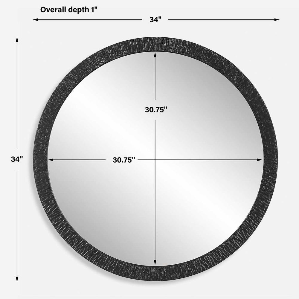 Cascia 34 in. Round Mirror