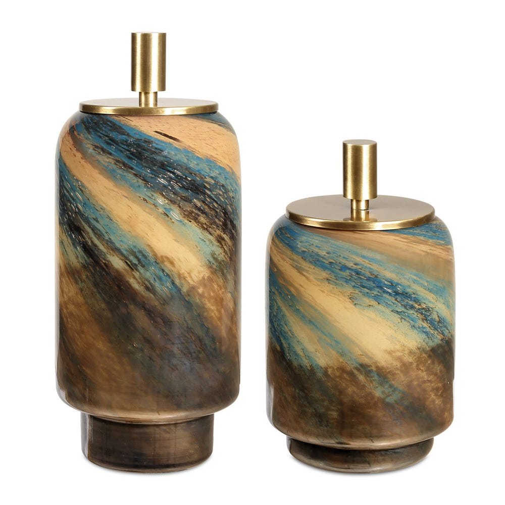 Viminale Glass Container - Set of 2