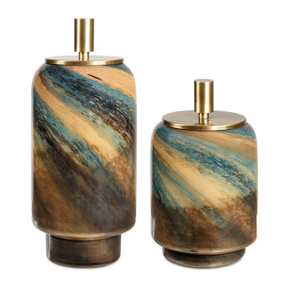 Viminale Glass Container - Set of 2