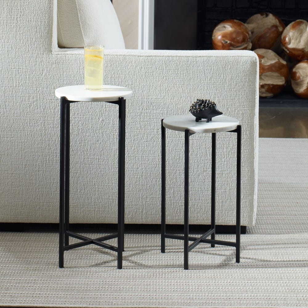 Sotto 22 in. Accent Table - Set of 2