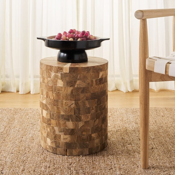 Jonico 16 in. Teak Accent Table