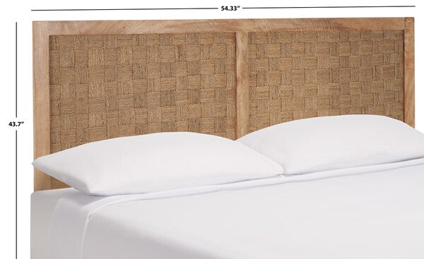 Spezia 77 in. Mango Wood Frame Headboard