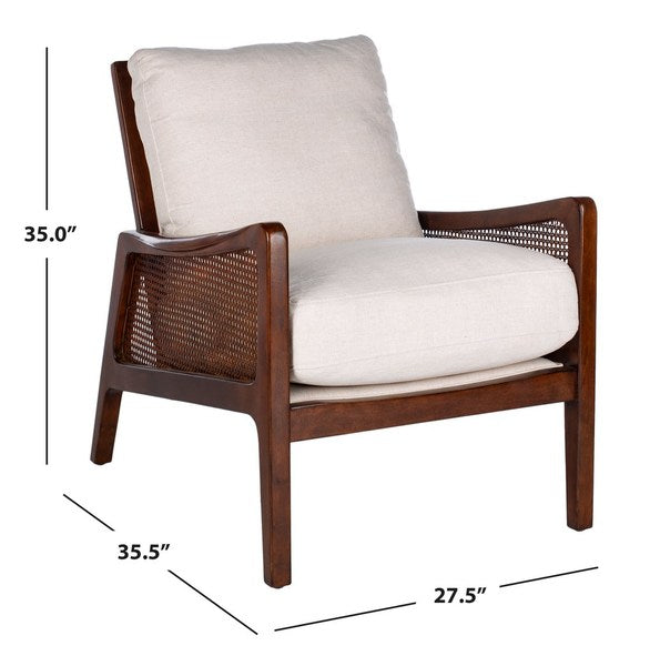 Montjovet Wood Frame Accent Chair