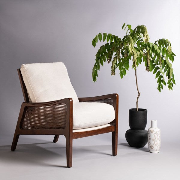 Montjovet Wood Frame Accent Chair