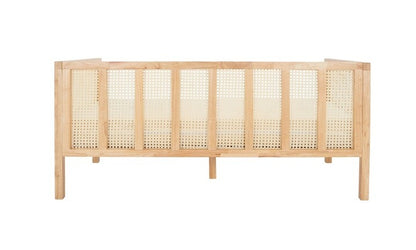 Gratia 62 in. Rubber Wood Sofa Bed