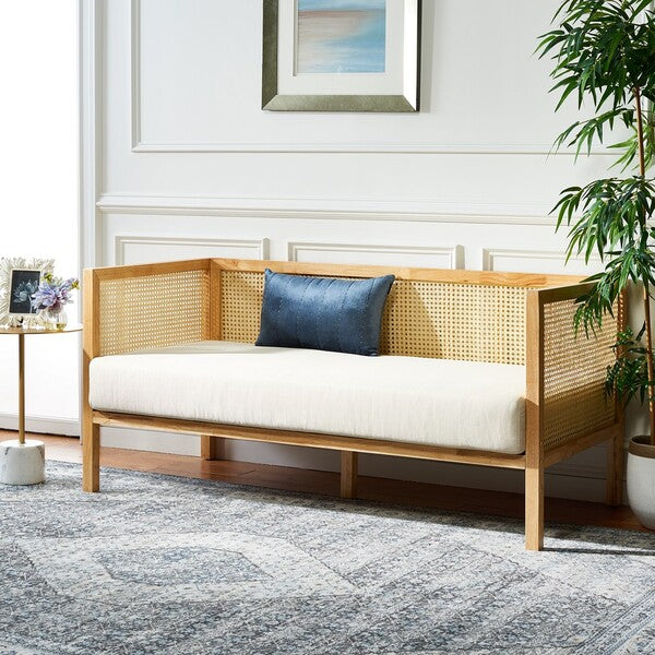 Gratia 62 in. Rubber Wood Sofa Bed