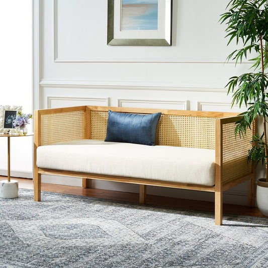 Gratia 62 in. Rubber Wood Sofa Bed